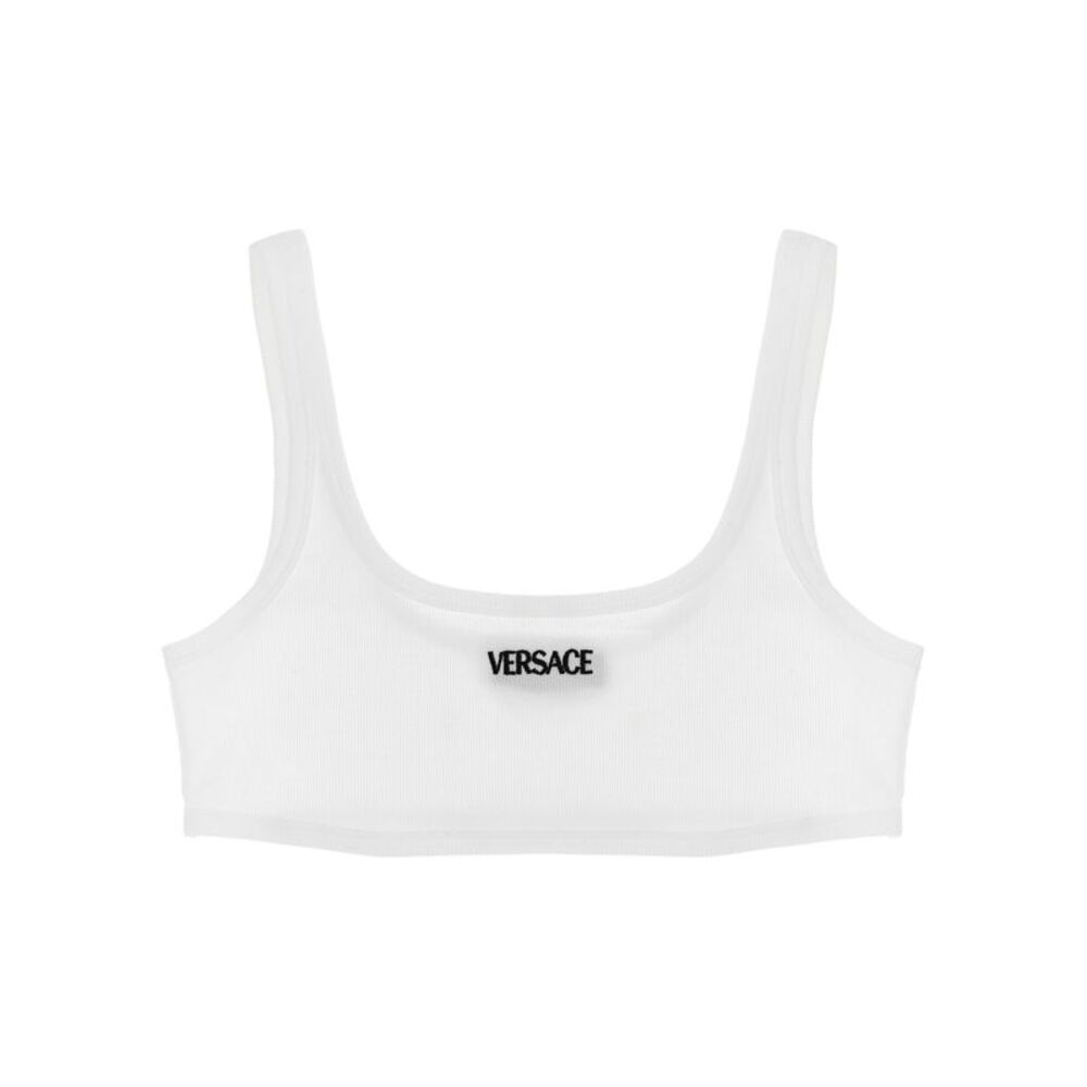 Versace White Cotton Women's Bra